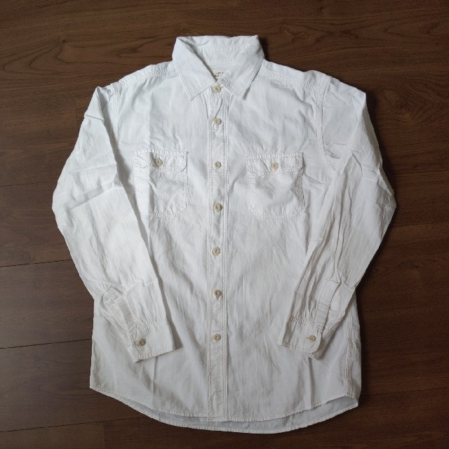 UNIQLO(ユニクロ)のホワイトシャツ メンズのトップス(Tシャツ/カットソー(七分/長袖))の商品写真