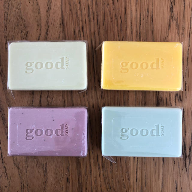 【ホールフーズ】good soap / 4個セット シアバター入り B コスメ/美容のボディケア(ボディソープ/石鹸)の商品写真