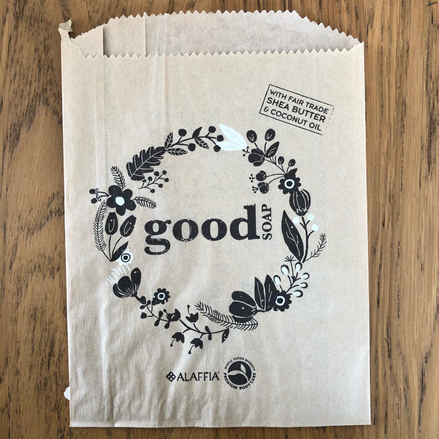 【ホールフーズ】good soap / 4個セット シアバター入り B コスメ/美容のボディケア(ボディソープ/石鹸)の商品写真