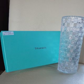 ティファニー(Tiffany & Co.)のティファニー 花瓶  直径8.5cm 高さ20cm(花瓶)