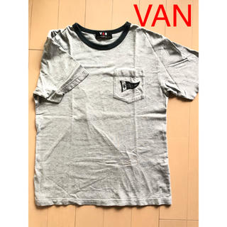 ヴァンヂャケット(VAN Jacket)のVAN／㉗半袖Ｔシャツ（Ｍ）／ライトグレー(Tシャツ/カットソー(半袖/袖なし))