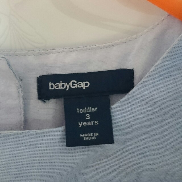 babyGAP(ベビーギャップ)の【セット割】①babyGAP 3years サックスブルーチュニック キッズ/ベビー/マタニティのキッズ服女の子用(90cm~)(ワンピース)の商品写真