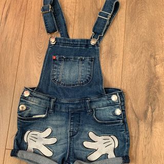 エイチアンドエム(H&M)のミニーちゃん　サロペットショートパンツ(パンツ/スパッツ)