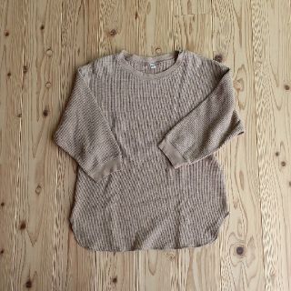 ユニクロ(UNIQLO)のユニクロ ワッフルクルーネックT(七分袖)(カットソー(長袖/七分))