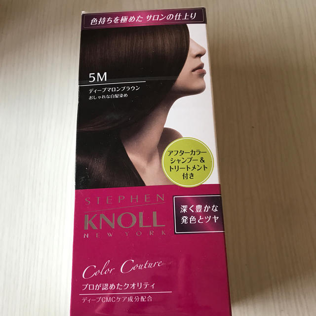 KOSE(コーセー)のスティーブンノル　ヘアカラー　５Mディープマロンブラウン コスメ/美容のヘアケア/スタイリング(白髪染め)の商品写真