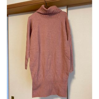 リリーブラウン(Lily Brown)のリリーブラウン   ニットワンピース　落ち着いたピンク　レディース  新品(ひざ丈ワンピース)