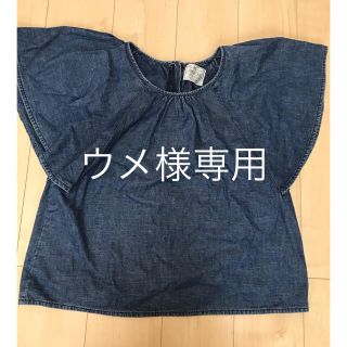 ネストローブ(nest Robe)のハグオーワー デニム トップス 美品(シャツ/ブラウス(半袖/袖なし))