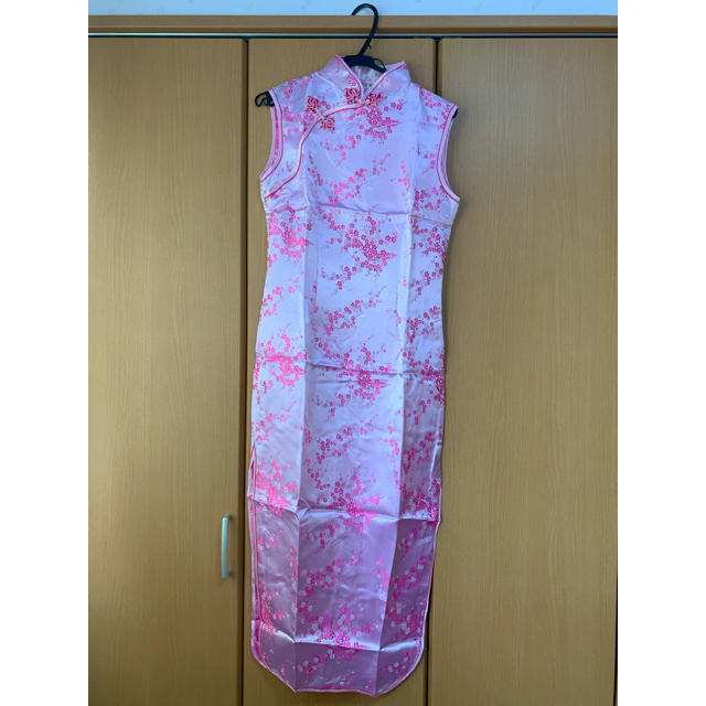 チャイナドレス ピンク ブルー レディースのフォーマル/ドレス(その他ドレス)の商品写真