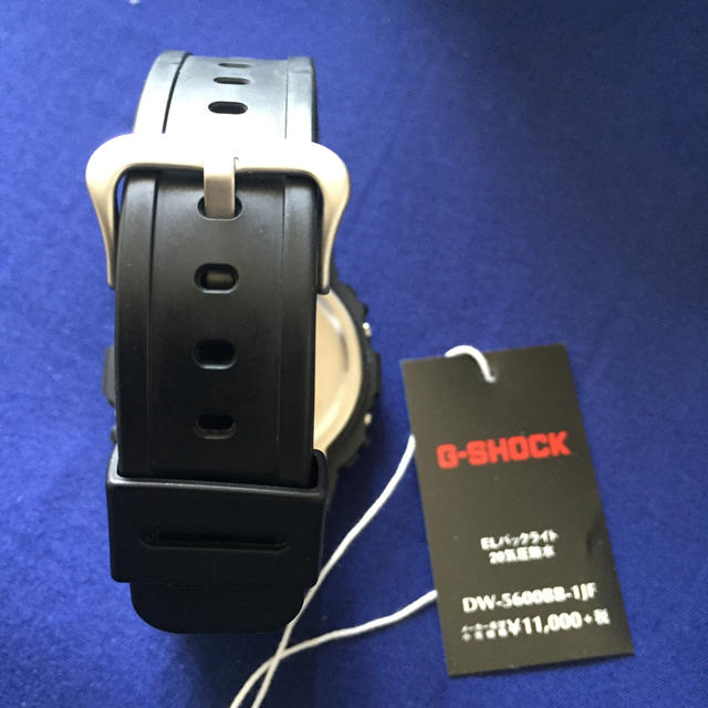 G-SHOCK(ジーショック)のCASIO G-SHOCK Gショック ソリッドカラー DW-5600BB-1 メンズの時計(腕時計(デジタル))の商品写真