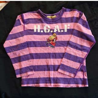 ヒステリックミニ(HYSTERIC MINI)のヒスミニ☆長袖ボーダーTシャツ 130センチ(Tシャツ/カットソー)