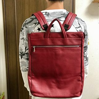 エース(ace.)のace.エース・2wayレザーバック・美品！リュックにもなります☆(バッグパック/リュック)