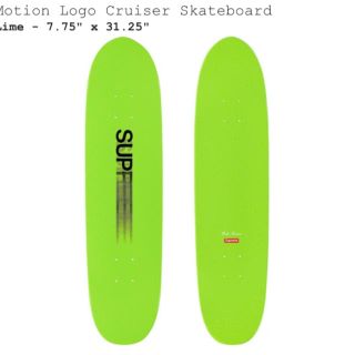 シュプリーム(Supreme)のMotion Logo Cruiser Skateboard(スケートボード)