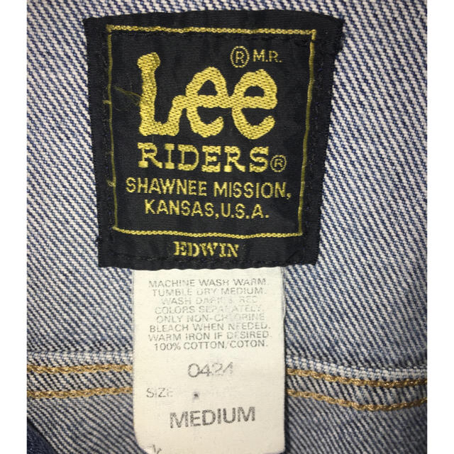 Lee(リー)のLee RIDERS‎‎⋆0424‎⋆デニムジャケット‎⋆Gジャン メンズのジャケット/アウター(Gジャン/デニムジャケット)の商品写真