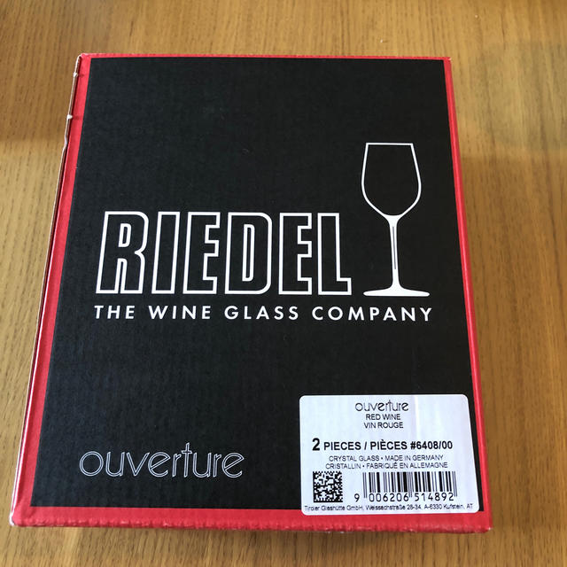 RIEDEL(リーデル)のRIEDEL リーデル 赤ワイン グラス ペアセット　レッドワイン 350ml  インテリア/住まい/日用品のキッチン/食器(グラス/カップ)の商品写真