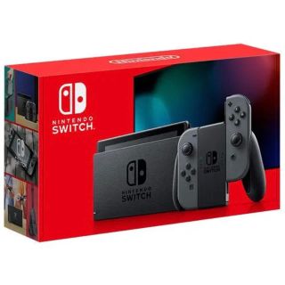 ニンテンドースイッチ(Nintendo Switch)の任天堂 スイッチ 新型 Nintendo Switch グレー(家庭用ゲーム機本体)