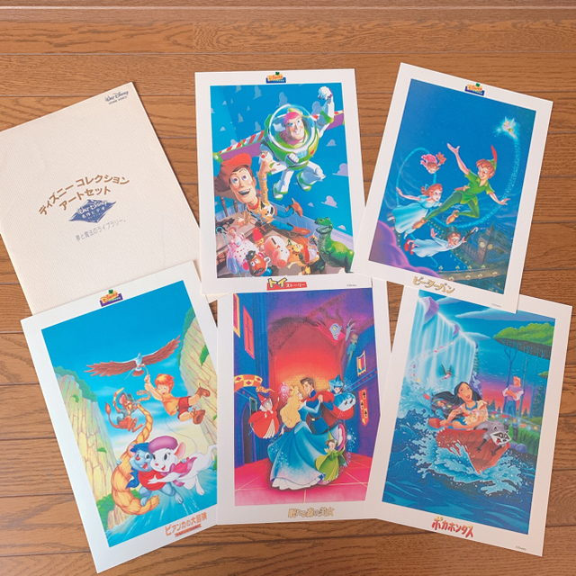 Disney(ディズニー)のディズニー コレクション アートセット  名作ビデオコレクション セット エンタメ/ホビーのおもちゃ/ぬいぐるみ(キャラクターグッズ)の商品写真