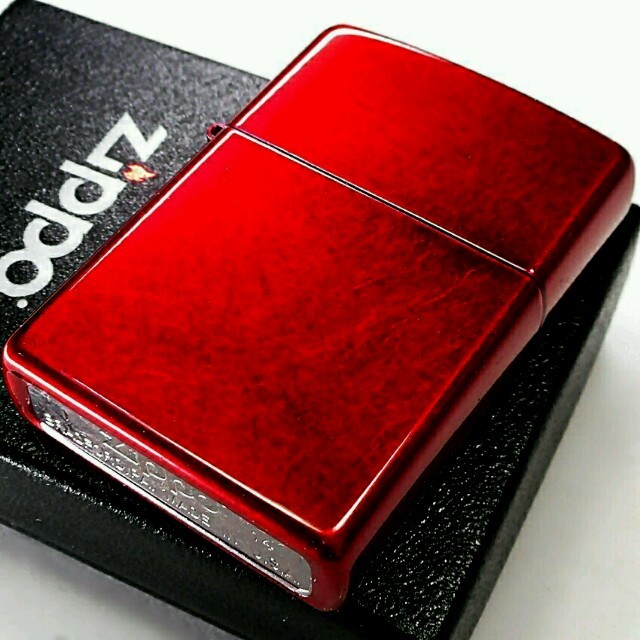 ZIPPO(ジッポー)の♥zippo♥キャンディアップルレッド♥ メンズのファッション小物(タバコグッズ)の商品写真