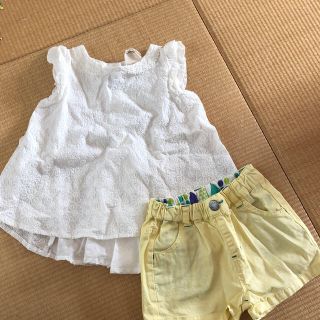 ジャンクストアー(JUNK STORE)の新品90cm 夏服コーデ🌻女の子(Tシャツ/カットソー)