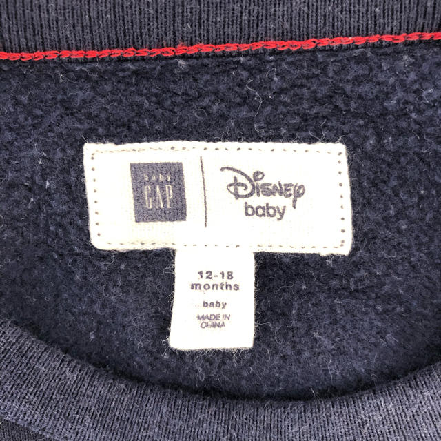 Disney(ディズニー)の[80] ディスニー ギャップ スウェット Disney Gap  ベビー キッズ/ベビー/マタニティのベビー服(~85cm)(トレーナー)の商品写真
