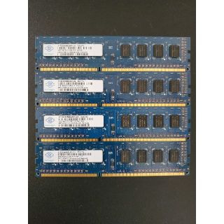 サムスン(SAMSUNG)の動作確認済み！美品 Micron製 ddr3 10600U 8GBセット(PCパーツ)