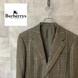 美品 バーバリー Burberry テーラードジャケット ギンガムチェック