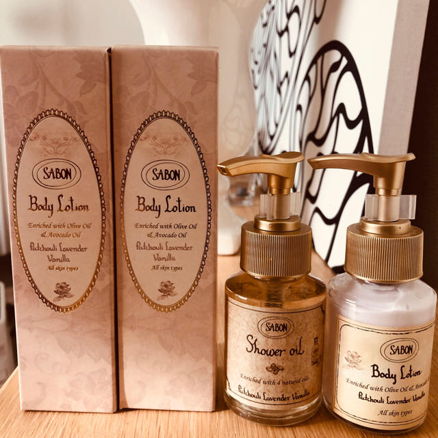 SABON ボディローション、ボディオイルセット