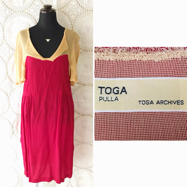 TOGA(トーガ)のTOGA PULLA / チュール / 異素材 / ワンピース レディースのワンピース(ひざ丈ワンピース)の商品写真