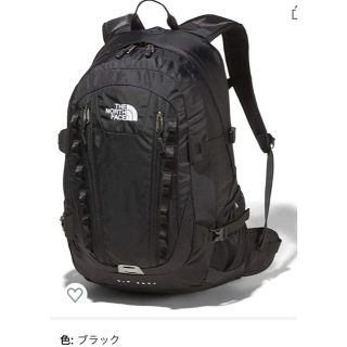 ザノースフェイス(THE NORTH FACE)のNorthface  リュック大（黒）(バッグパック/リュック)