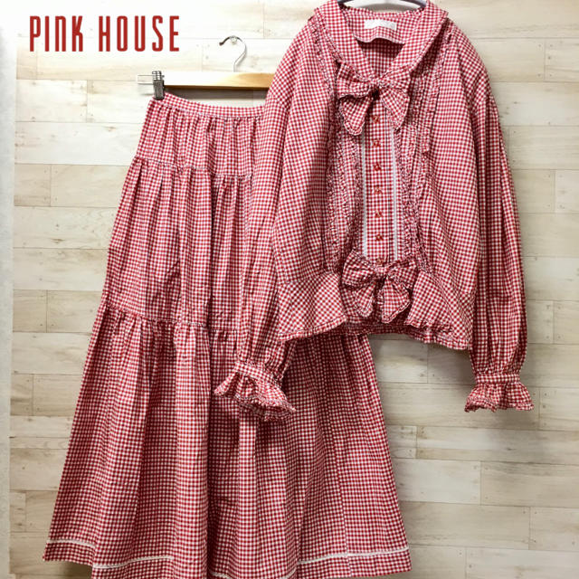 PINK HOUSE - 【 PINKHOUSE 】セットアップ(F) ギンガムチェック ...