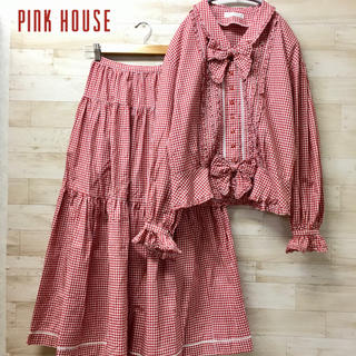 PINK HOUSE - 【 PINKHOUSE 】セットアップ(F) ギンガムチェック 