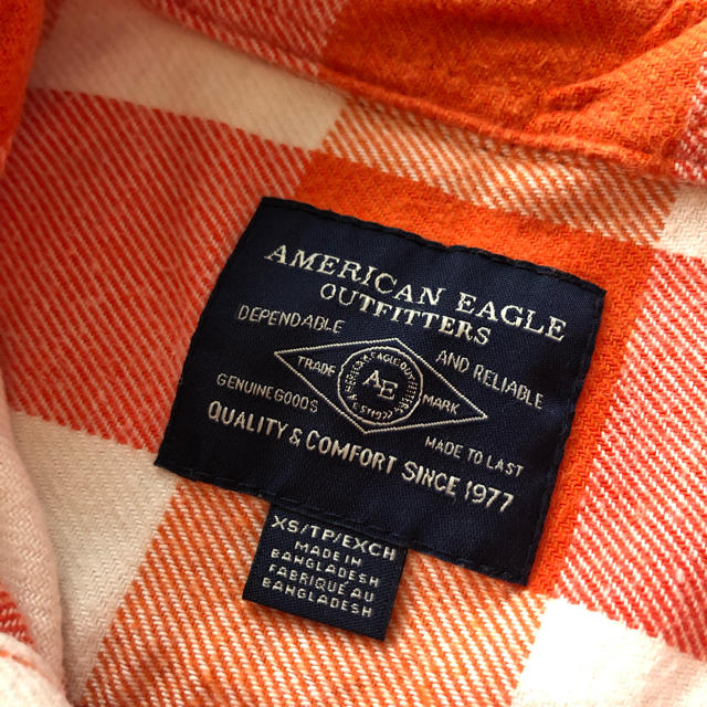 American Eagle(アメリカンイーグル)の【中古品】AMERICAN EAGLE チェックシャツ アメカジ  メンズのトップス(シャツ)の商品写真