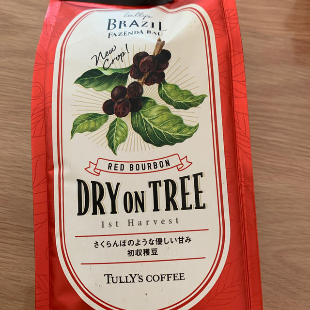 TULLY'S COFFEE(タリーズコーヒー)のタリーズ　コーヒー豆　レッドブルボン　ドライアンドツリー 食品/飲料/酒の飲料(コーヒー)の商品写真