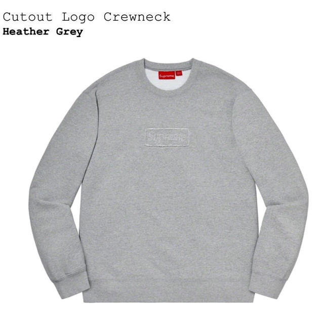 シュプリーム Supreme  Cutout Logo Crewneck