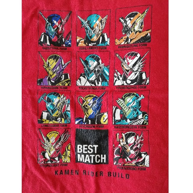 UNIQLO(ユニクロ)の仮面ライダービルド　Tシャツ　130 エンタメ/ホビーのフィギュア(特撮)の商品写真