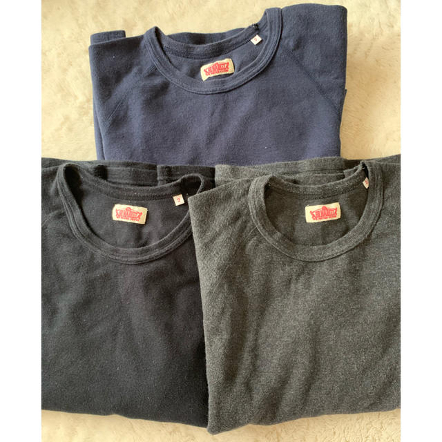 HOLLYWOOD RANCH MARKET(ハリウッドランチマーケット)のハリウッドランチマーケット Tシャツ ５分袖 4枚セット メンズのトップス(Tシャツ/カットソー(七分/長袖))の商品写真