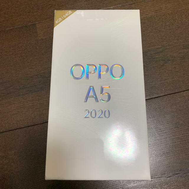 【androidスマホ】オッポSIMフリー OPPO A5 2020 ブルー