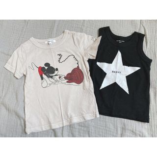 グローバルワーク(GLOBAL WORK)の半袖　タンクトップ　90〜100(Tシャツ/カットソー)