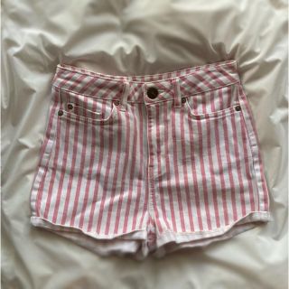 トップショップ(TOPSHOP)のTOPSHOP STRIPE SHORTS(ショートパンツ)