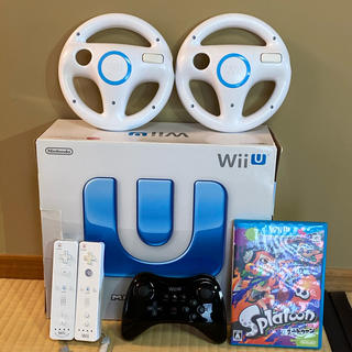 ウィーユー(Wii U)のWiiU本体32GBマリオカート8、スプラトゥーンセット(家庭用ゲーム機本体)
