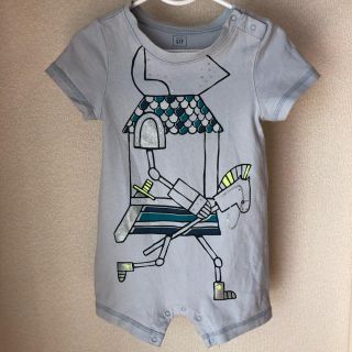 ベビーギャップ(babyGAP)の[80〜90]大きめ ギャップ ロンパース 半袖 Gap  ベビー(ロンパース)