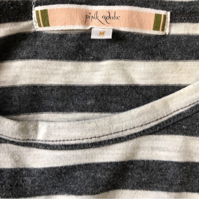 PINK ADOBE(ピンクアドべ)のレディース　ボーダーTシャツ レディースのトップス(Tシャツ(半袖/袖なし))の商品写真