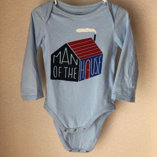 ベビーギャップ(babyGAP)の[90]美品 大きめ ギャップ ロンパース 長袖 Gap ベビー(ロンパース)