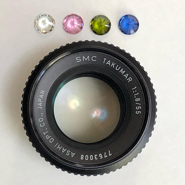 PENTAX(ペンタックス)の宝石の色選べます 宝石レンズ SMC Takumar 55mm f1.8 スマホ/家電/カメラのカメラ(レンズ(単焦点))の商品写真