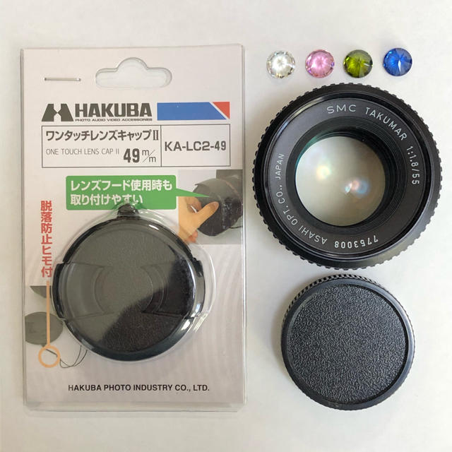 PENTAX(ペンタックス)の宝石の色選べます 宝石レンズ SMC Takumar 55mm f1.8 スマホ/家電/カメラのカメラ(レンズ(単焦点))の商品写真
