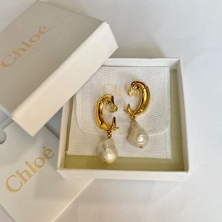 クロエ(Chloe)のQsugiさま専用♡chloeピアス♡soieriePINパールモチーフバングル(ピアス)