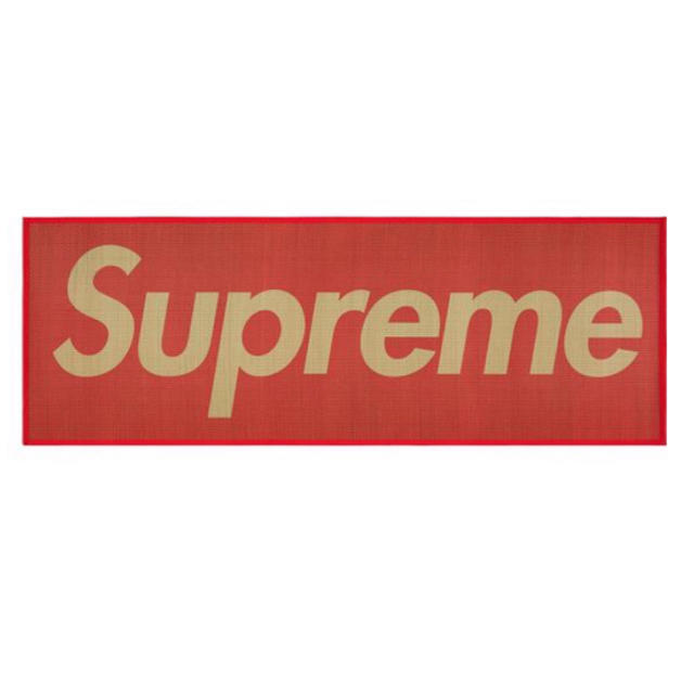 Supreme Woven Straw Mat ゴザ 赤