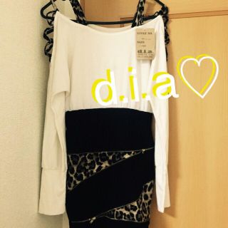 ダイア(d.i.a)のヒョウ柄ワンピ★d.i.a(ミニワンピース)