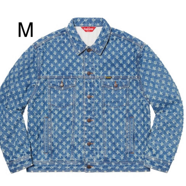 SUPREME シュプリーム 20SS Hole Punch Denim Trucker Jacket ホールパンチ デニム トラッカー ジャケット ベージュ