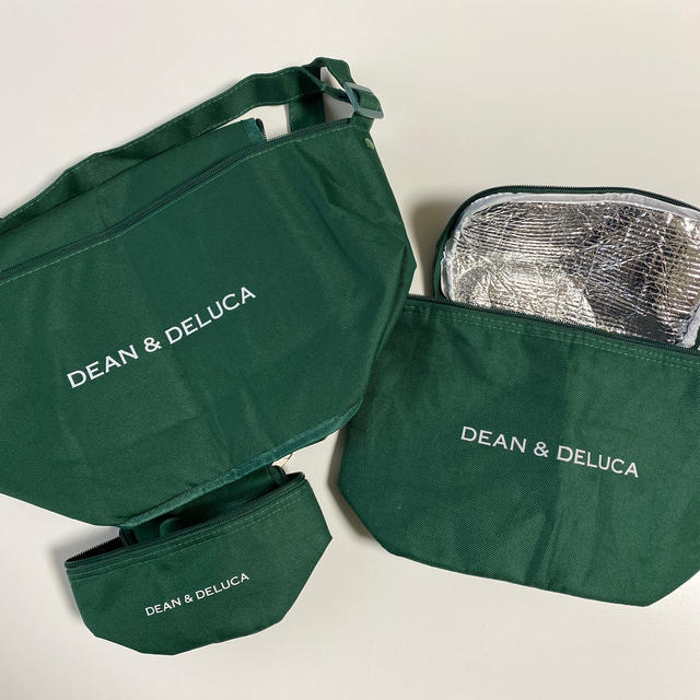 DEAN & DELUCA(ディーンアンドデルーカ)の美品#DEAN&DELUCA#保冷バッグ#3点セット#GLOW付録 インテリア/住まい/日用品のキッチン/食器(弁当用品)の商品写真