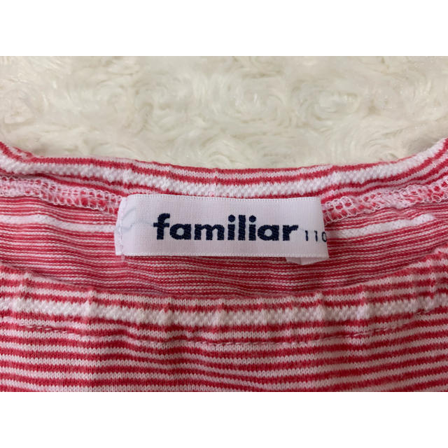 familiar(ファミリア)の[ファミリア]☆美品☆Tシャツ 半袖カットソー size:110 キッズ/ベビー/マタニティのキッズ服女の子用(90cm~)(Tシャツ/カットソー)の商品写真